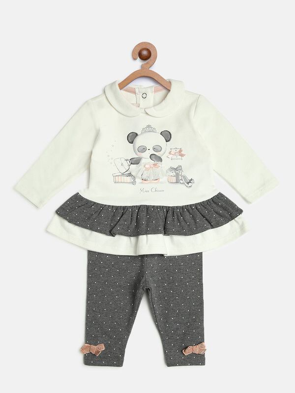 Printed T-Shirt - Leggings Set (2Pc) image number null
